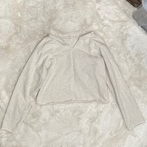 Lululemon Crop Open Back Pullover Sweater Small Size